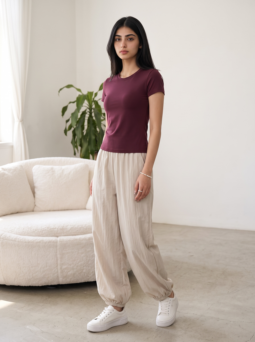 Balloon Pants (Oatmeal)