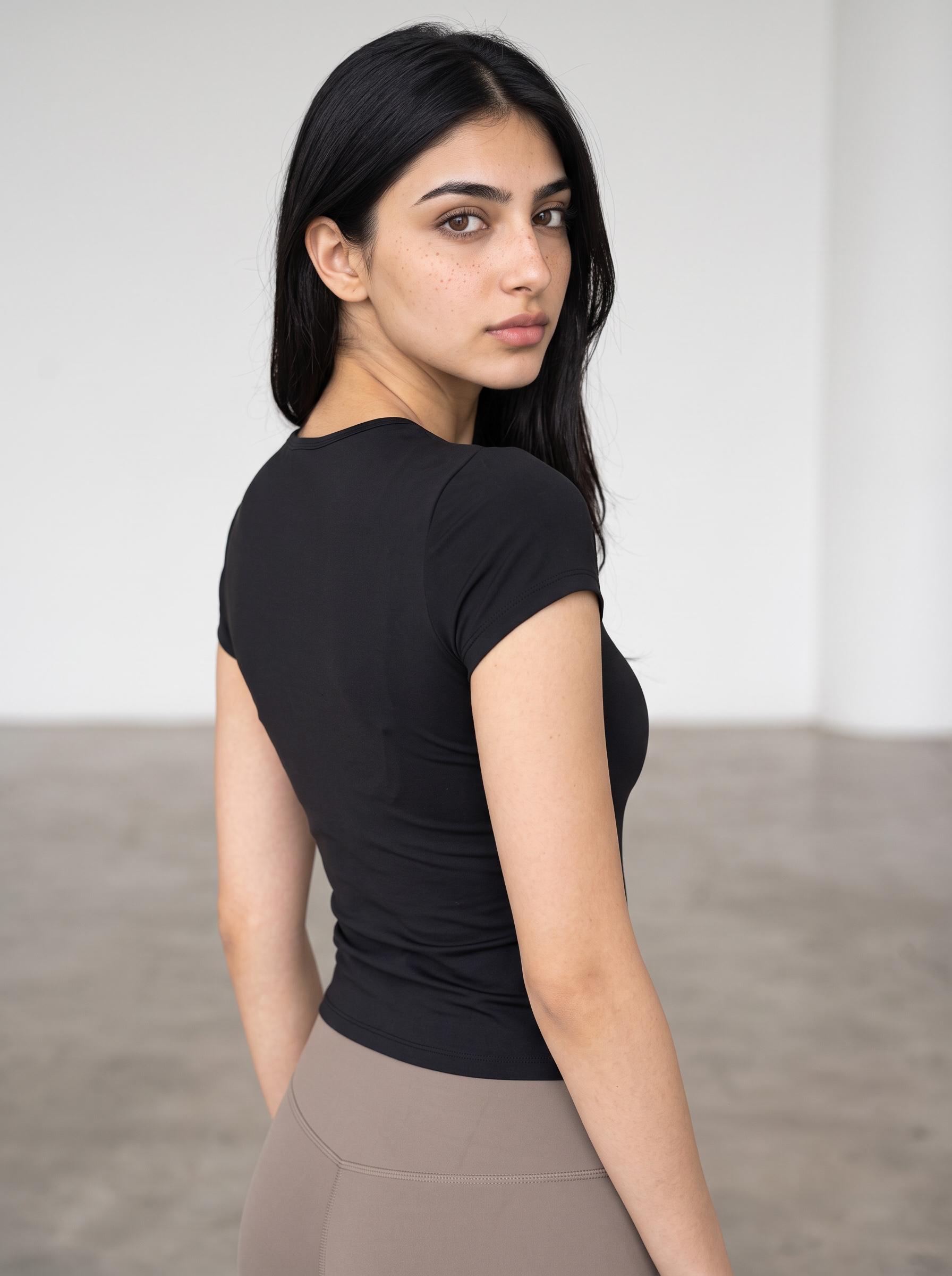 Slim Fit Stretch T-Shirt (Black)