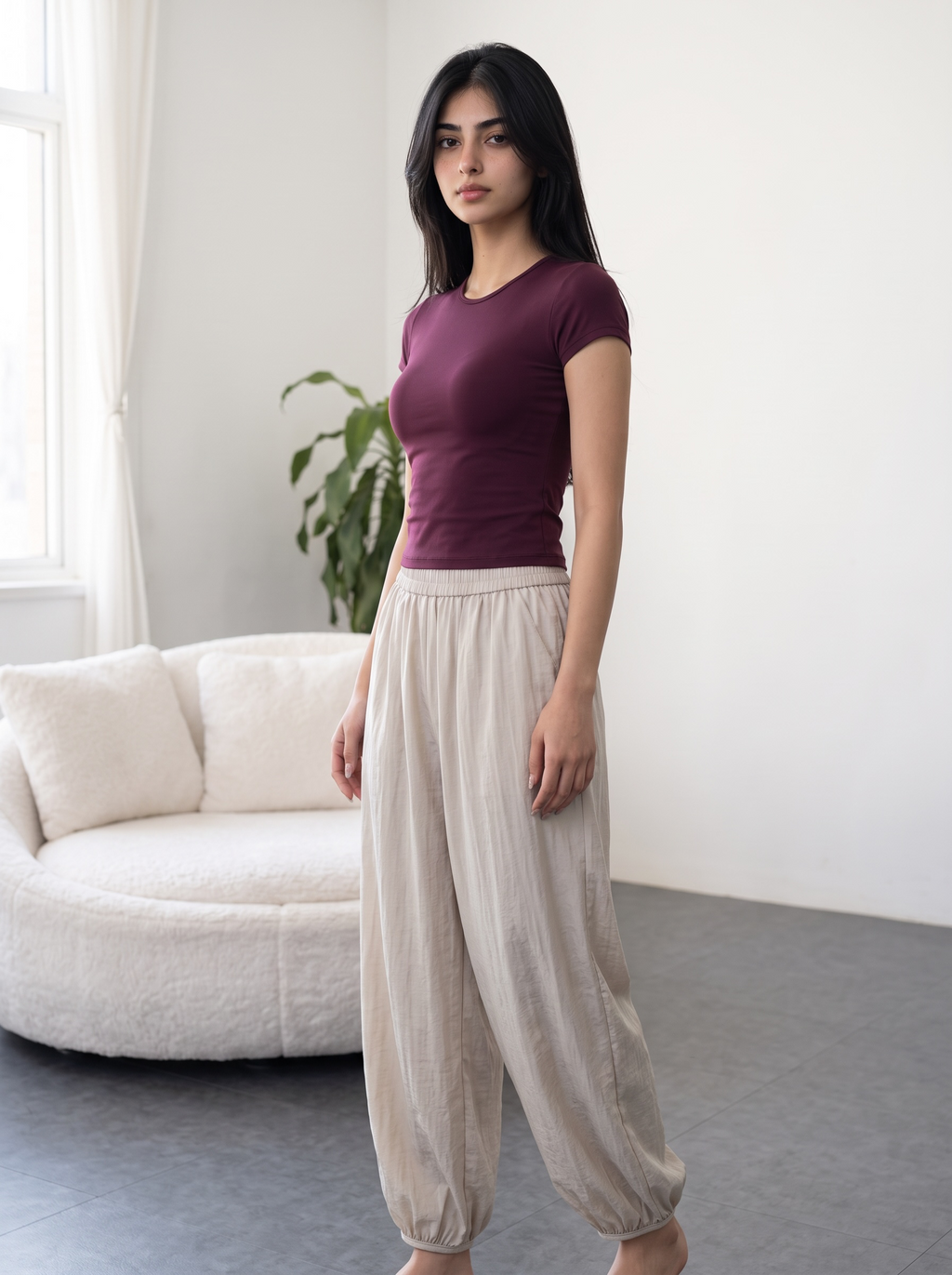 Balloon Pants (Oatmeal)