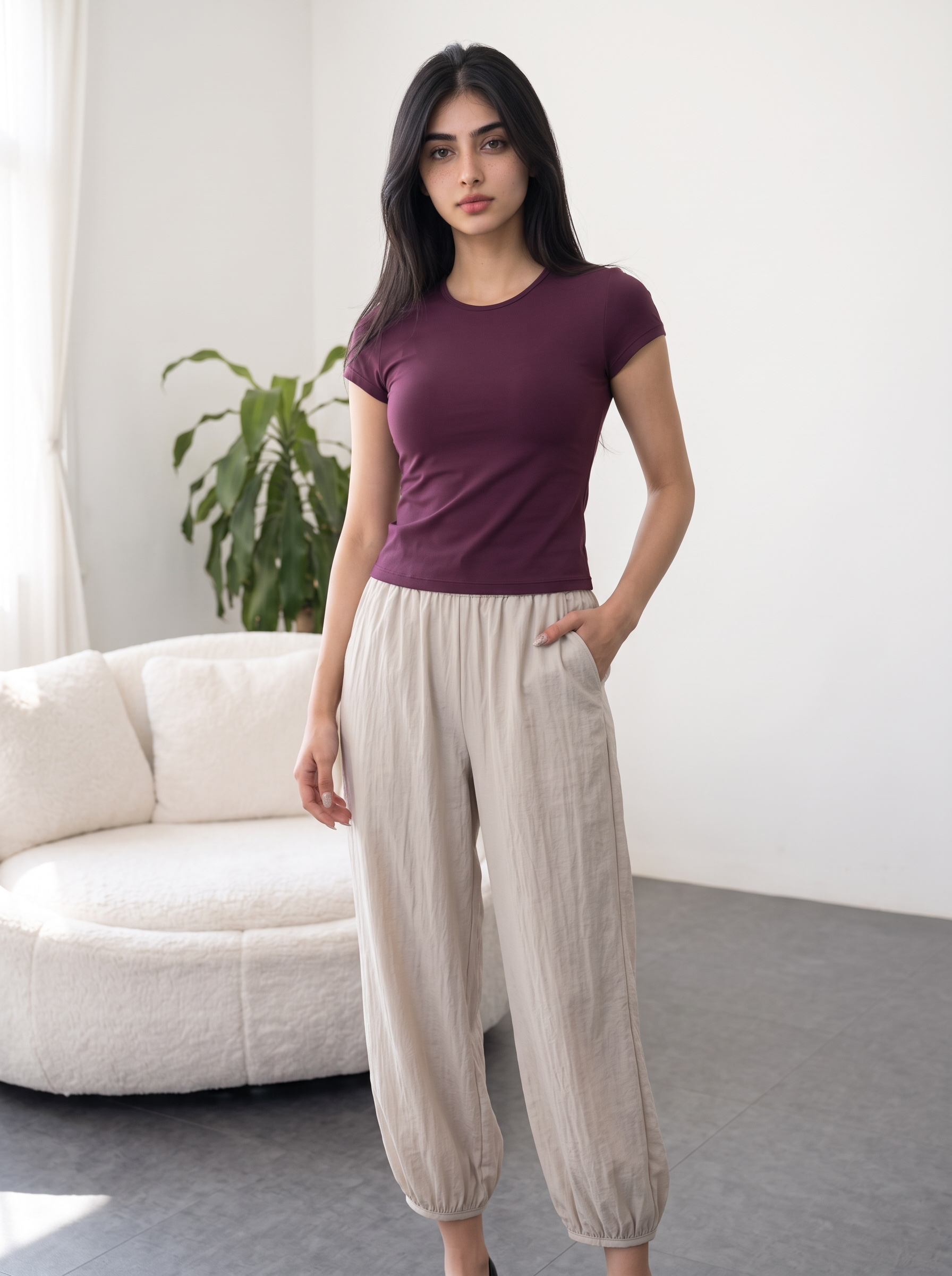 Balloon Pants (Oatmeal)
