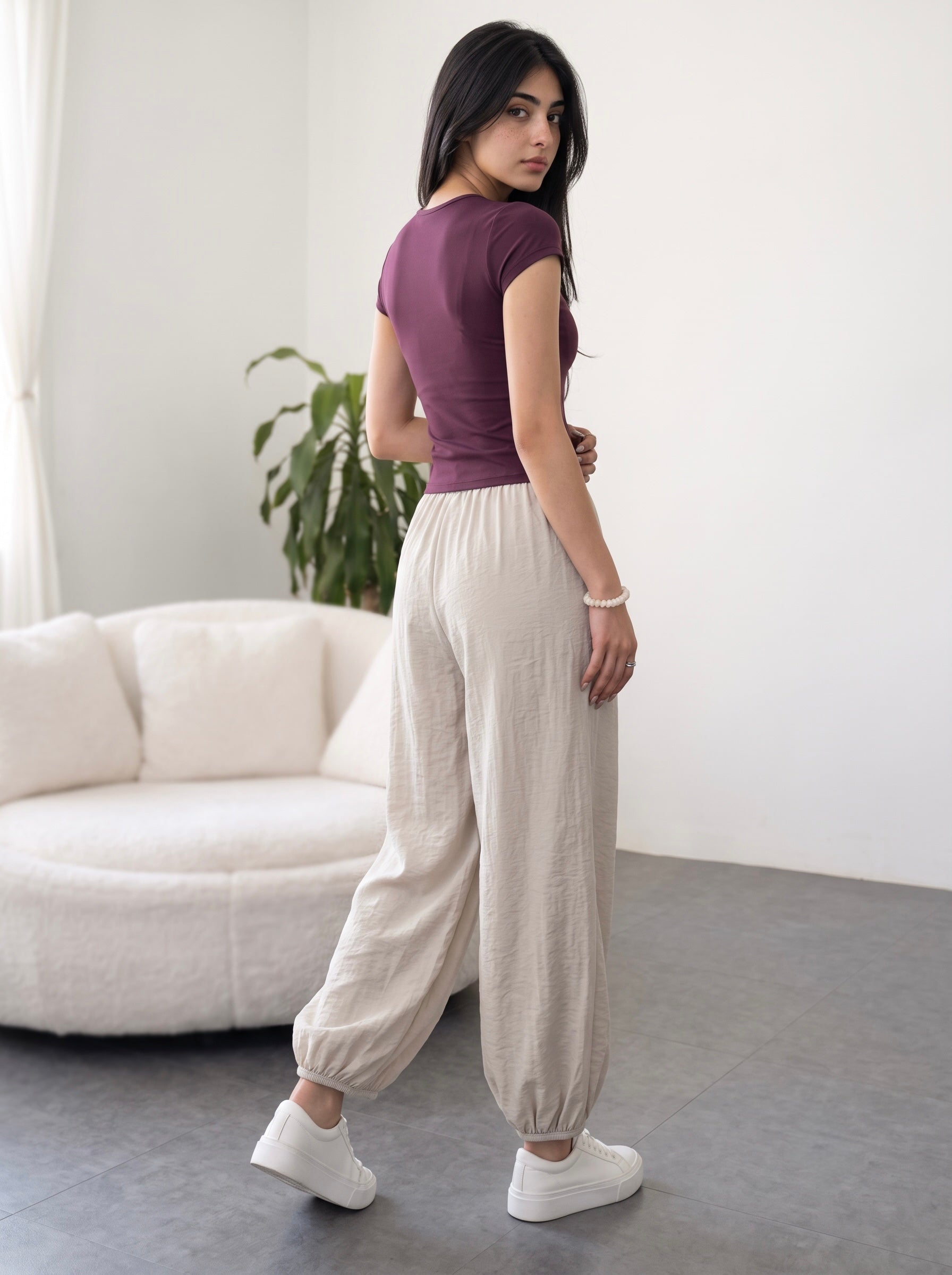 Balloon Pants (Oatmeal)