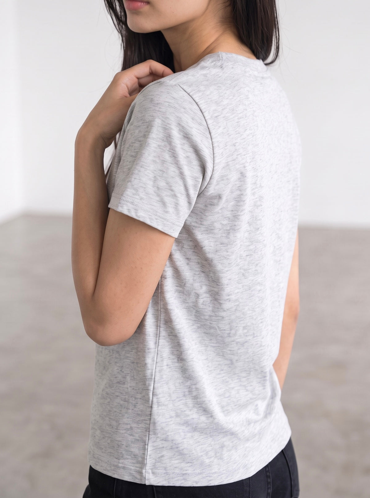 Regular Fit Cotton T-Shirt (Grey)