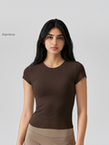 Slim Fit Stretch T-Shirt (Espresso)